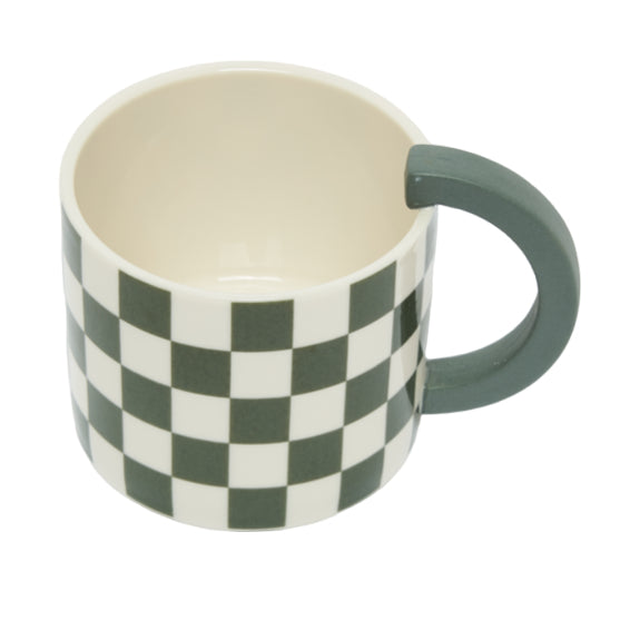 Check-Mate Mug, Grey