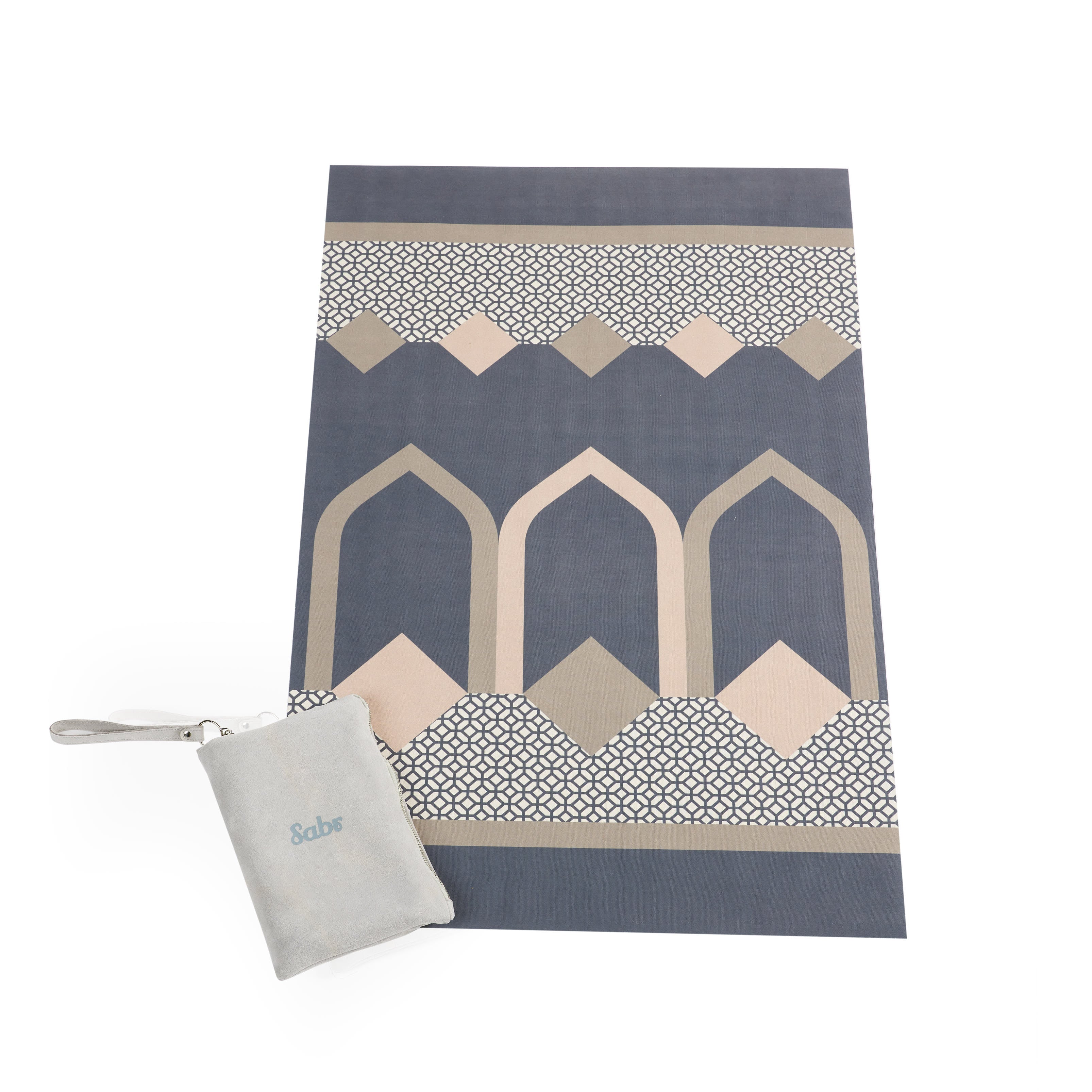 'Abu Dhabi' Prayer Dress & Compact Prayer Mat Bundle