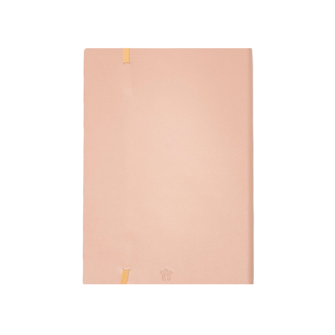 PU B5 notebook - salmon