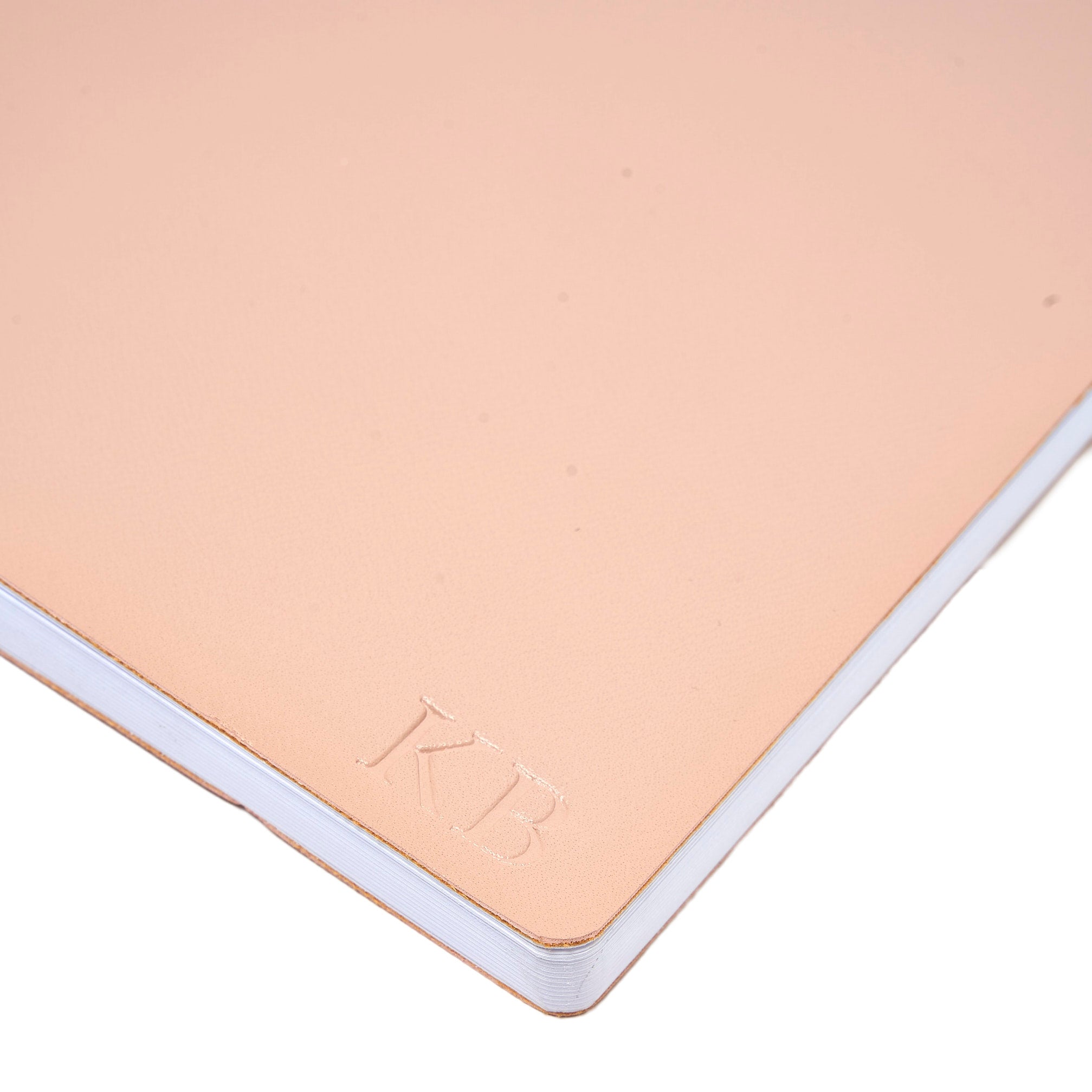 PU B5 notebook - salmon