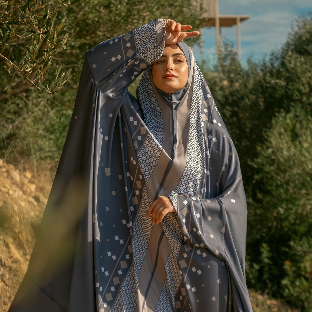 'Abu Dhabi' Portable Prayer Dress With Pouch