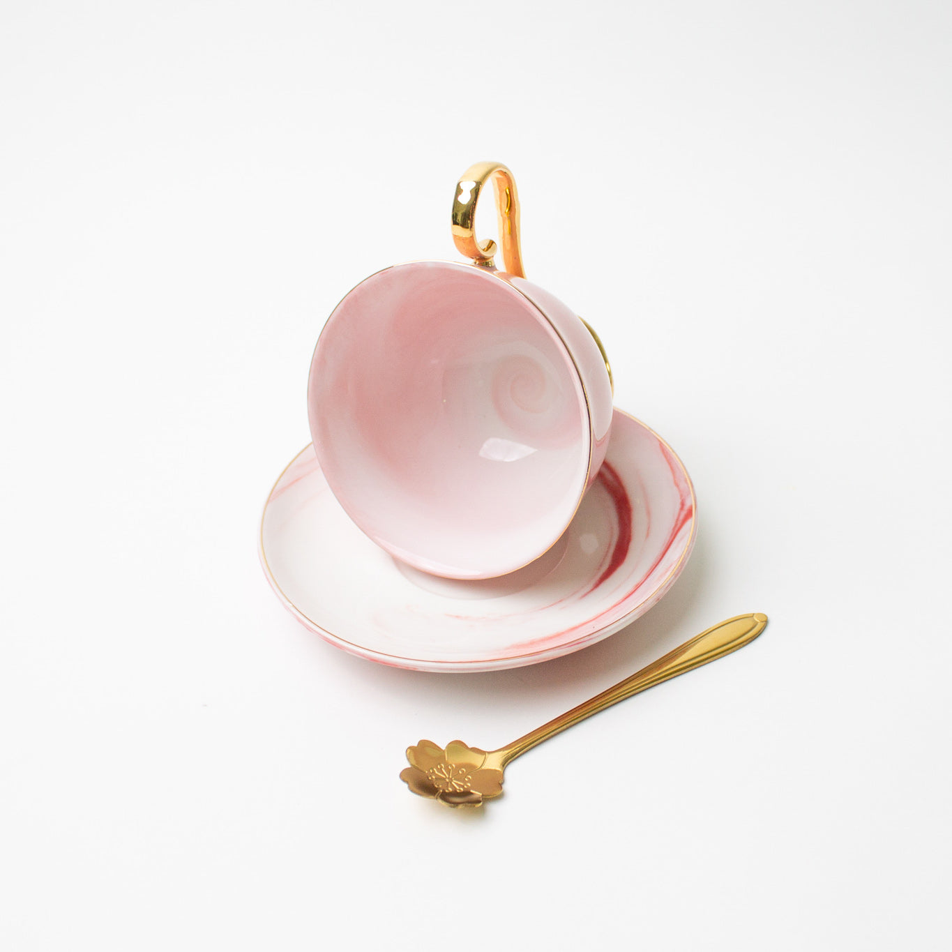 'Mia' Teacup & Saucer [Set of 4]