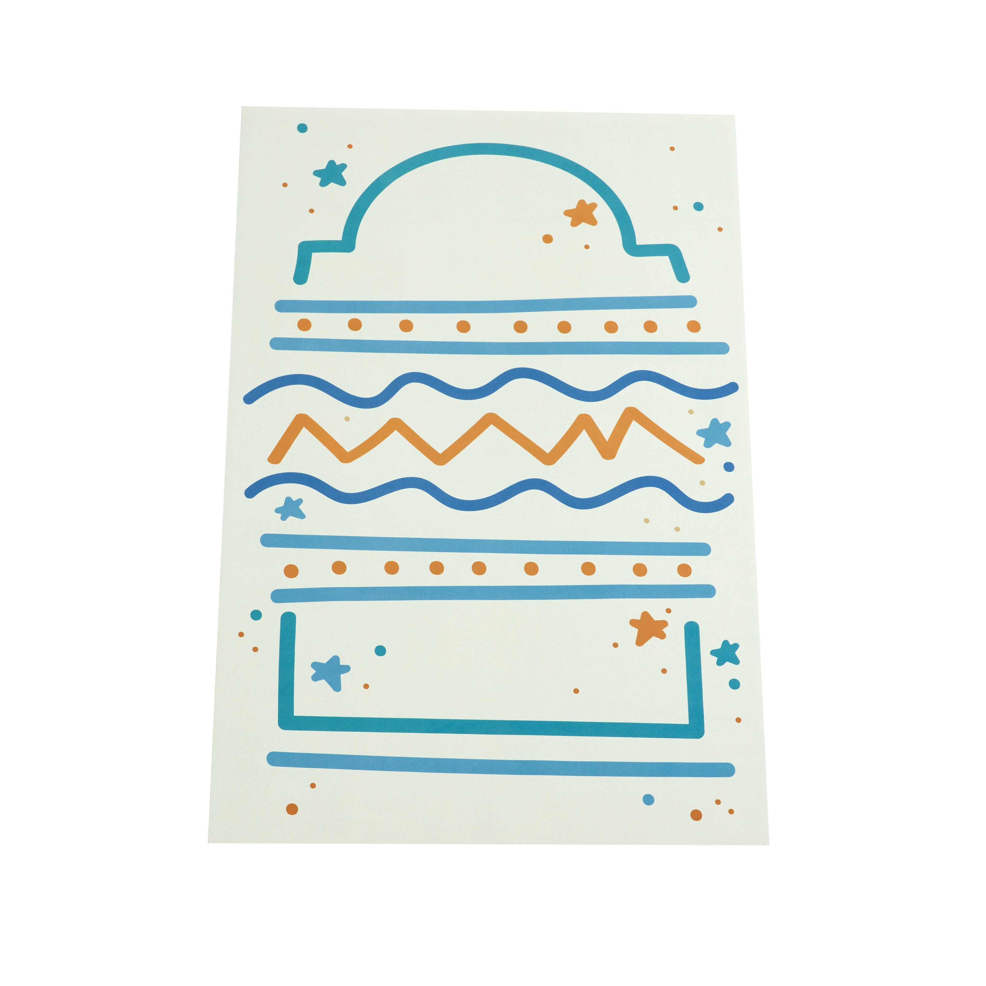 'Moonlight Voyage II' Compact Prayer Mat