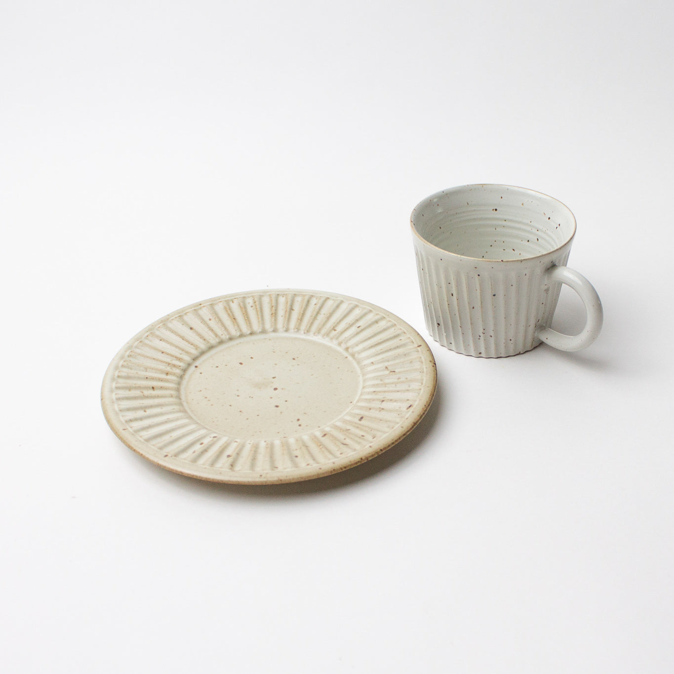 Yuki Coffee Cup & Saucer [Cream]