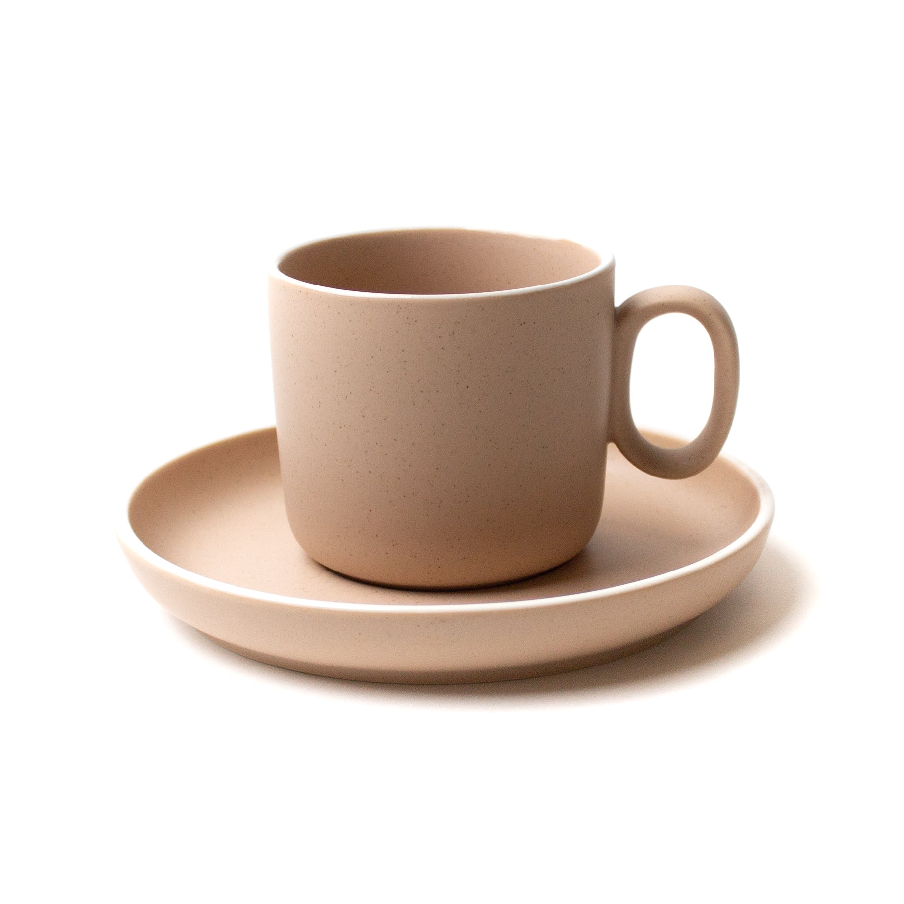 Selene Coffee Cup & Saucer Mug [Cream]