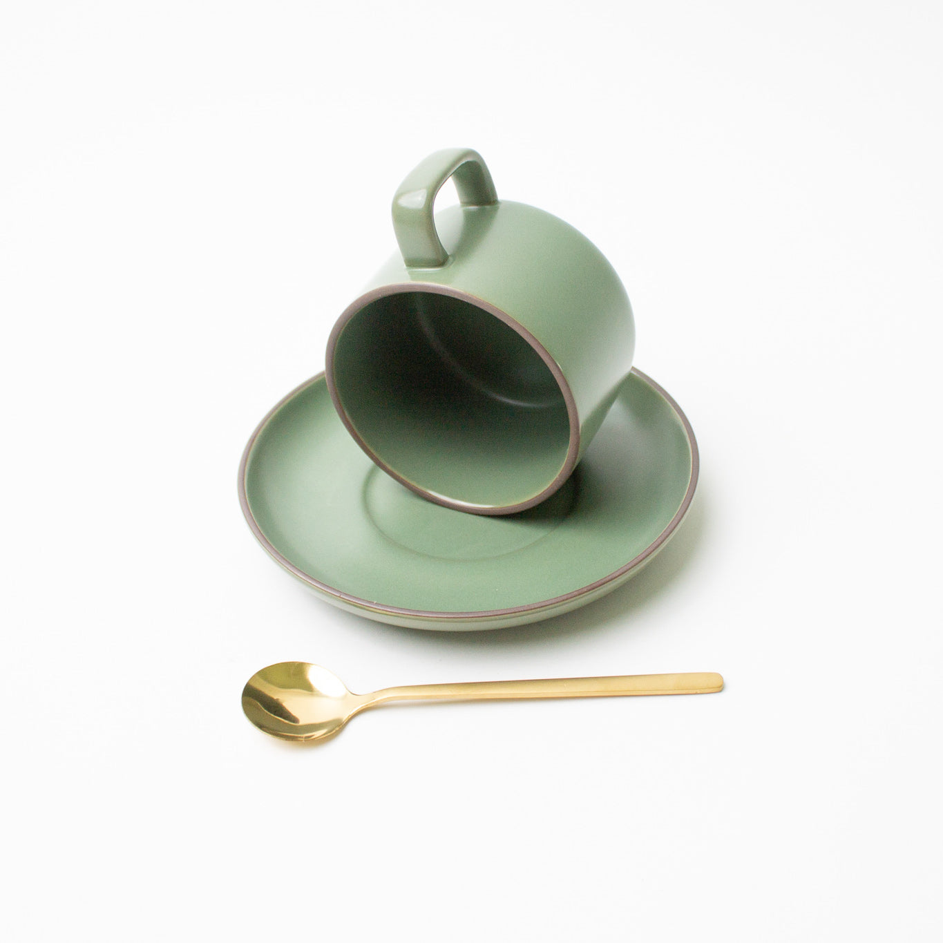 Bria Mug and Saucer with spoon