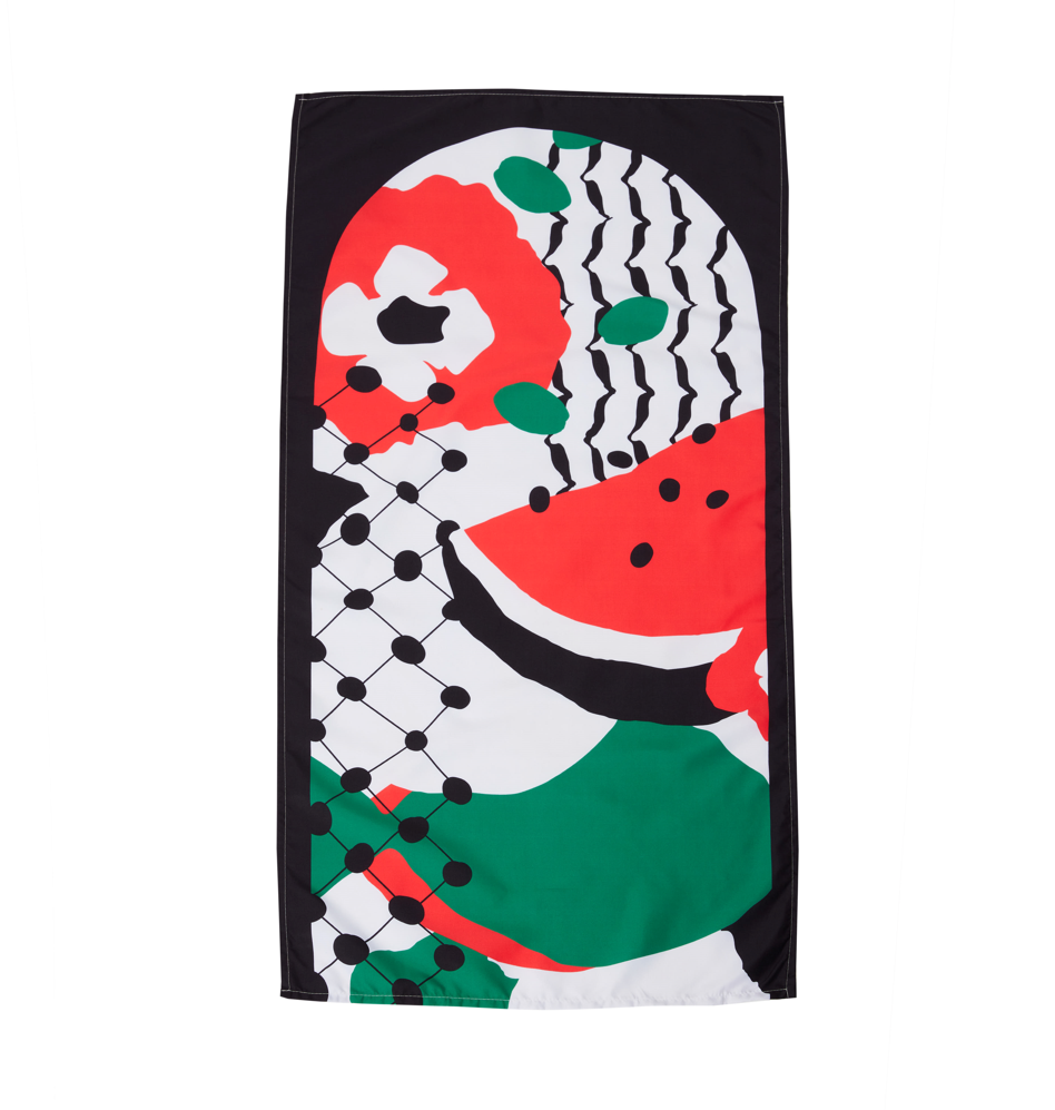 Palestine Edition: 'Min Houna' Pocket Prayer Mat